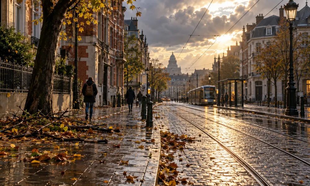 Sobota 24 października w Belgii: pogoda, komunikacja, co warto wiedzieć – po sztormie Austen deszcz wieczorem, demonstracja w Brukseli i zmiana czasu w nocy