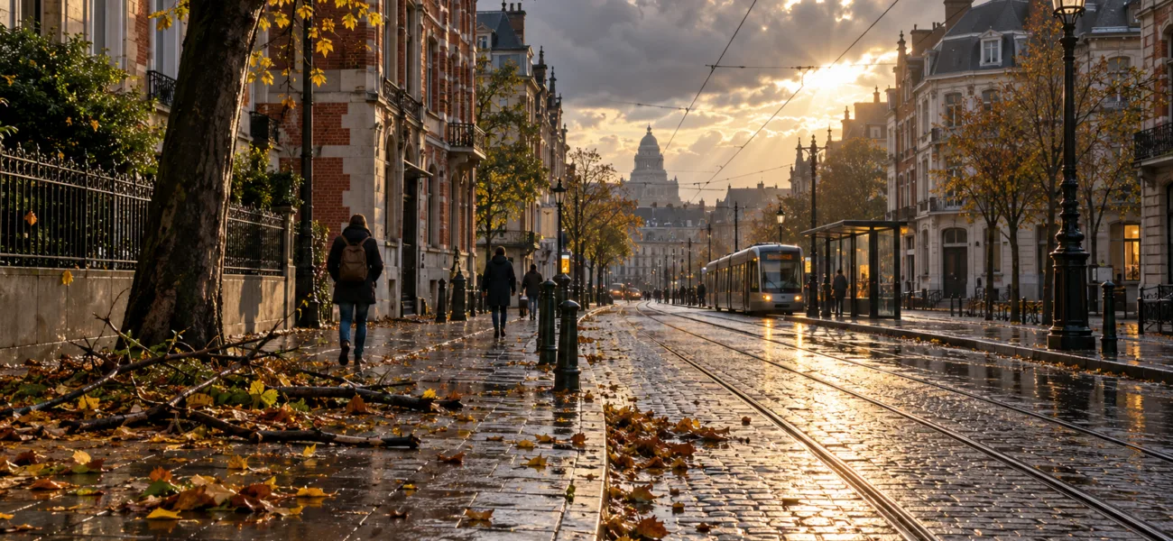 Sobota 24 października w Belgii: pogoda, komunikacja, co warto wiedzieć – po sztormie Austen deszcz wieczorem, demonstracja w Brukseli i zmiana czasu w nocy