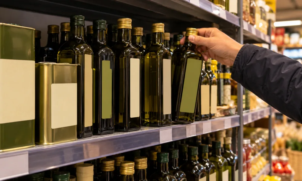 Test Achats/Test Aankoop chce roku zbioru na butelkach oliwy – napis „extra vierge” nie gwarantuje najwyższej jakości, bo oliwa z czasem traci walory