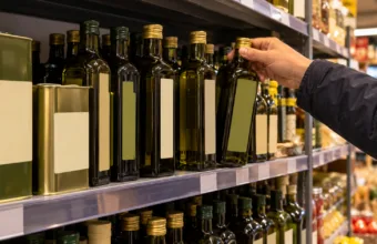 Test Achats/Test Aankoop chce roku zbioru na butelkach oliwy – napis „extra vierge” nie gwarantuje najwyższej jakości, bo oliwa z czasem traci walory