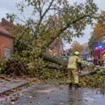 Sztorm Austen w regionach – 180 wezwań straży we wschodniej Limburgii, 179 interwencji w strefie Rand, wiatr zerwał dach trybuny w Sint-Pieters-Leeuw