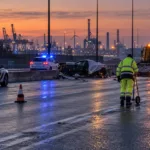 Śmiertelny wypadek na E34 w Kallo – zginęła kobieta z Niemiec, kierowca porsche zatrzymany po pozytywnym badaniu alkomatem