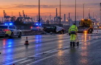 Śmiertelny wypadek na E34 w Kallo – zginęła kobieta z Niemiec, kierowca porsche zatrzymany po pozytywnym badaniu alkomatem