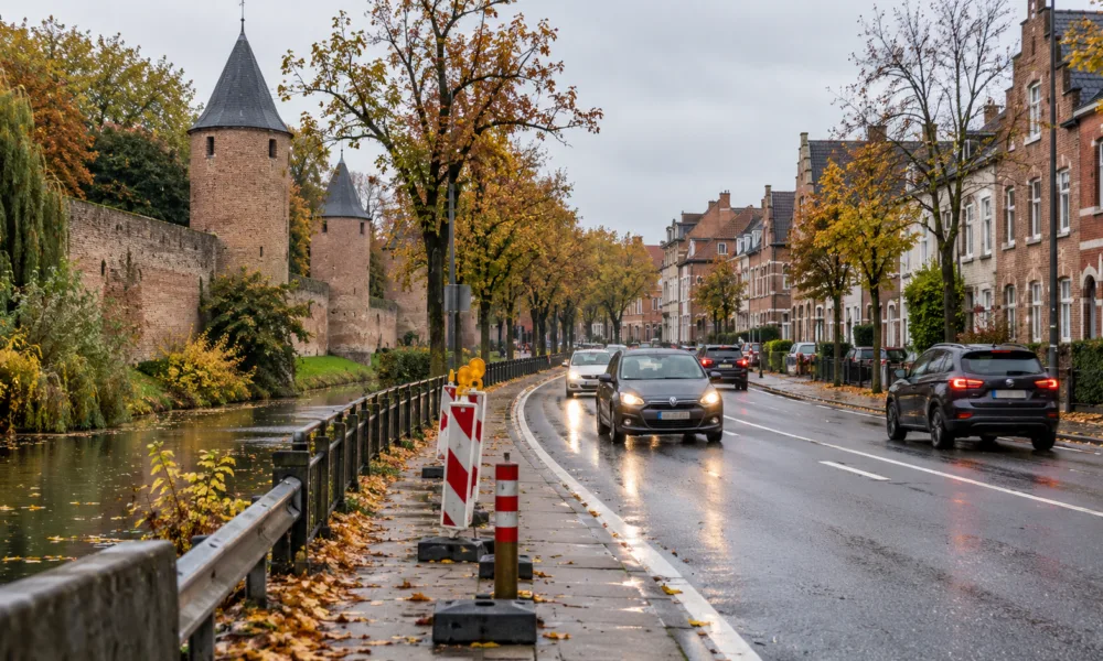 Mechelen otwiera blokadę ruchu na Olivetenvest od poniedziałku 26 października – ruch w obu kierunkach dla wszystkich do lata 2027 r.