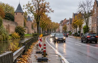 Mechelen otwiera blokadę ruchu na Olivetenvest od poniedziałku 26 października – ruch w obu kierunkach dla wszystkich do lata 2027 r.