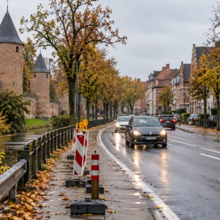 Mechelen otwiera blokadę ruchu na Olivetenvest od poniedziałku 26 października – ruch w obu kierunkach dla wszystkich do lata 2027 r.