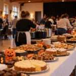 Grupa taneczna Dance Feeling pomaga rodzinie z Berlaar po pożarze domu – około 700 porcji na halloweenowym bufecie, zebrano 1 500-1 800 euro