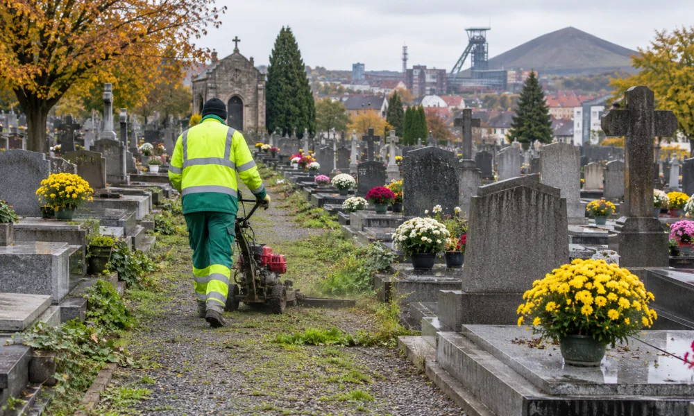 Charleroi przed Wszystkimi Świętymi zmienia utrzymanie 23 cmentarzy – bez środków chemicznych, więcej zieleni i kwiatów między grobami