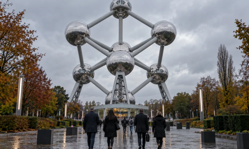 Bill Gates odwiedził Atomium w Brukseli – rozmowa o przyszłości energii jądrowej, innowacjach i nauce