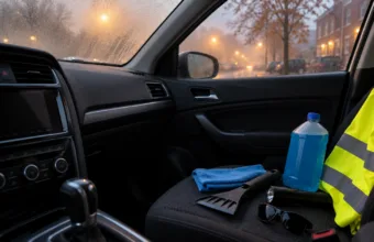 Deszcz, mgła i chłód – pięć rzeczy, które jesienią i zimą warto mieć w samochodzie