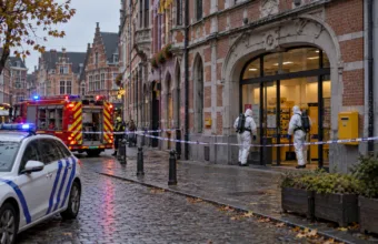 Biały proszek w przesyłce na poczcie w centrum Leuven – placówka bpost ewakuowana, pracownik w kwarantannie