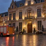 Zabytkowy hotel De Spiegel w Sint-Niklaas tymczasowo zamknięty – po skargach na grillowanie w pokojach nie przeszedł kontroli przeciwpożarowej