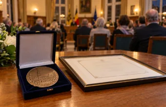 25-latek z Vichte wyciągnął mężczyznę z płonącego domu – Yaron Tack odznaczony brązowym medalem Carnegie Hero Fund