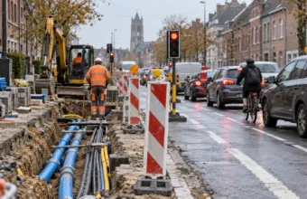 Miesiące utrudnień na Brusselsesteenweg i Tervuursesteenweg w Mechelen – od drugiego tygodnia listopada ruch jednokierunkowy