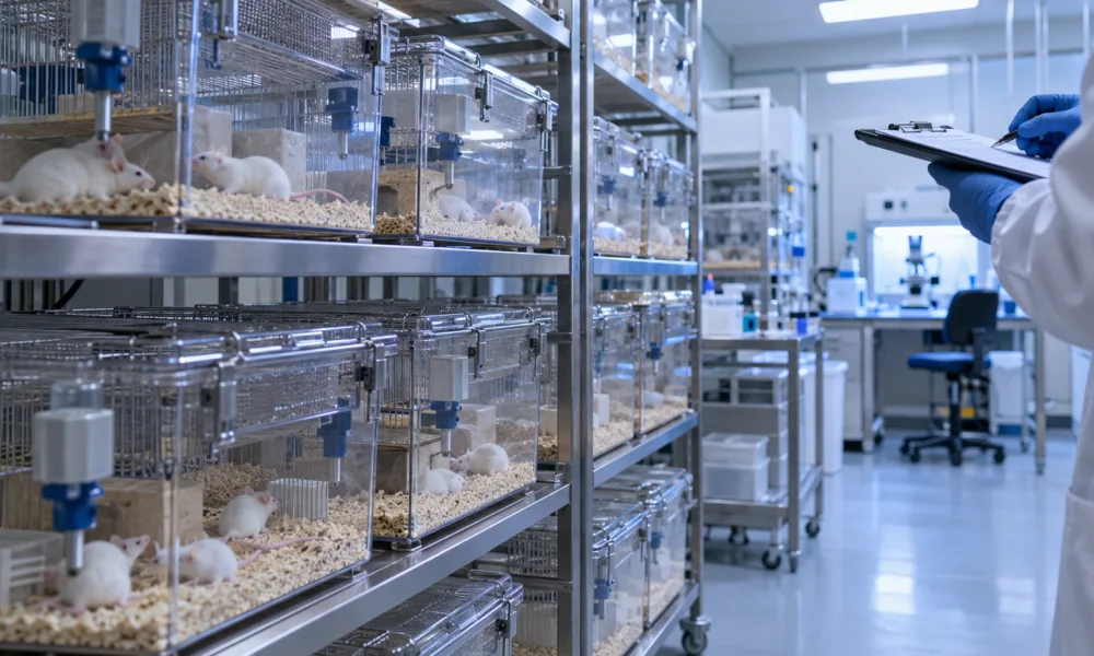 W brukselskich laboratoriach w 2025 r. wykorzystano w doświadczeniach prawie 44 000 zwierząt – kolejnych ponad 110 000 zabito lub padło bez badań