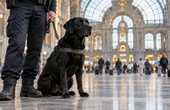Policja w Antwerpii żegna psa Billy’ego – pierwszy w Belgii pies wykrywający materiały wybuchowe w tłumie zmarł w wieku 10 lat