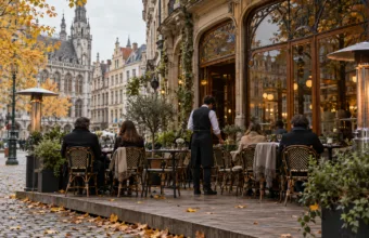 Ogródki kawiarni i restauracji w Brukseli mogą zostać po 31 października – sekretarz stanu Audrey Henry apeluje do gmin, by nie wymagały demontażu