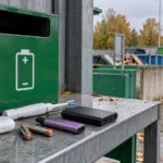 Zużyte baterie nie mogą trafiać do odpadów resztkowych – ukryte w słuchawkach czy e-papierosach mogą wywołać pożar śmieciarki