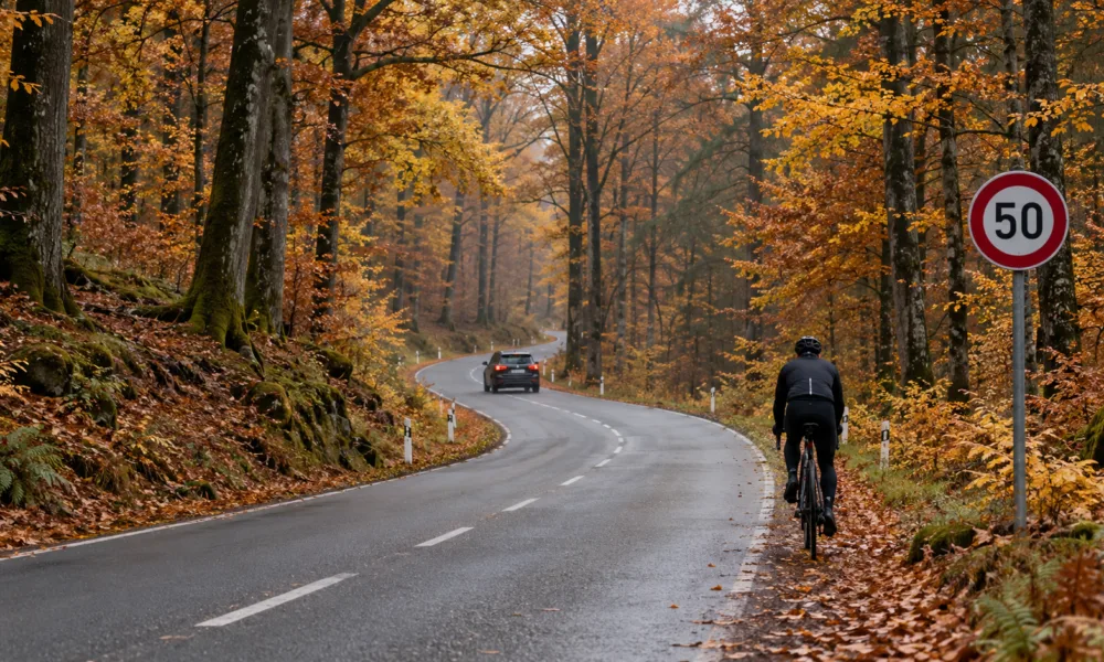 Las Anlier: od 1 listopada ograniczenie prędkości do 50 km/h na drogach gminnych w pięciu gminach