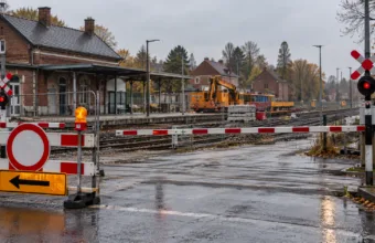 Przebudowa stacji Cambron-Casteau – przejazd kolejowy przy rue Notre-Dame zamknięty dla aut od 9 listopada, w weekendy autobusy zamiast pociągów Ath-Jurbise