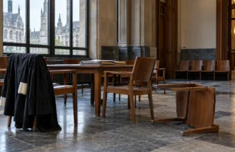 Mężczyzna rzucił krzesłem w adwokatkę i uderzył ją w twarz w gmachu sądu w Gandawie – dziekan palestry: „Przemoc fizyczna to absolutnie za dużo”