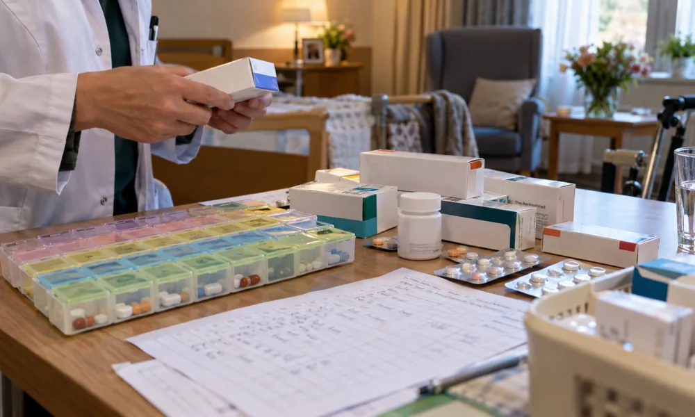 Farmaceuci przejrzą leki mieszkańców domów opieki – dotyczy osób po 85. roku życia, które przyjmują co najmniej pięć leków
