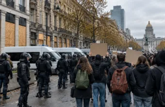 Wezwania do protestów w sobotę 31 października w Brukseli i Liège – fala demonstracji młodzieży w całej Europie