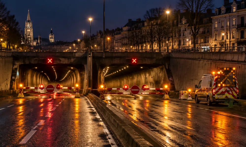 Tunel Brabant w Antwerpii zamknięty w nocy z piątku 30 na sobotę 31 października – objazdy przez centrum i Singel