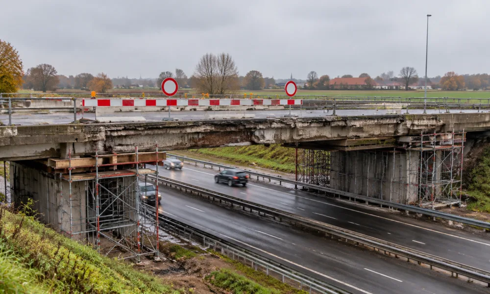 Most nad E17 w Waregem zbyt zniszczony, by go remontować – zostanie zburzony i zbudowany od nowa