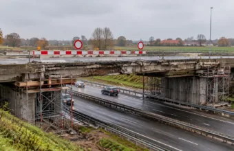 Most nad E17 w Waregem zbyt zniszczony, by go remontować – zostanie zburzony i zbudowany od nowa