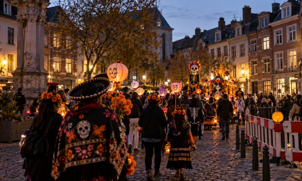 Procesja Día de Muertos w centrum Brukseli w sobotę 31 października – zamknięte ulice i zakazy parkowania na Marolles