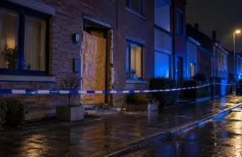 Bomba z materiałów pirotechnicznych wyrwała drzwi domu w Mechelen-aan-de-Maas – policja szuka sprawców
