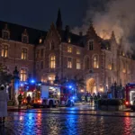 Pożar w luksusowym hotelu Botanic Sanctuary w Antwerpii – ponad 100 gości ewakuowanych w nocy