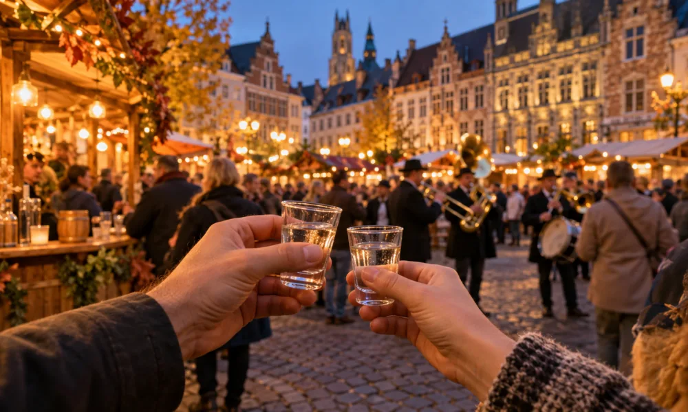Jeneverfeesten w Hasselt – 85 000 osób pierwszego dnia, święto jałowcówki trwa także w niedzielę 18 października