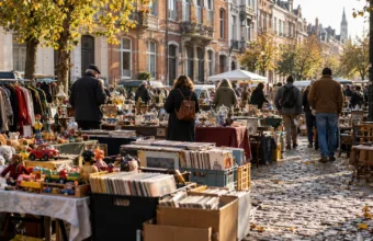 Pchle targi w Brukseli w niedzielę 18 października – Brussels Retro Market na Laeken, doroczna brocante na Koekelbergu i giełda kolekcjonerów w Woluwe Shopping