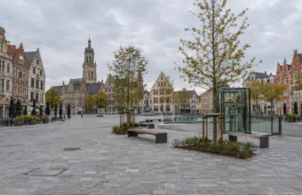 Przebudowa Grote Markt w Sint-Niklaas kosztowała 27,7 mln euro – o 3,5 mln euro więcej, niż planowano
