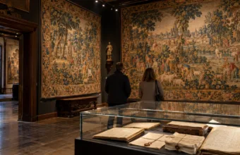 Wystawa o arrasach w MOU Museum w Oudenaarde od piątku 23 października – kupiec Pieter van Verren i powrót tkaniny „Sprzedawca okularów” z Liège