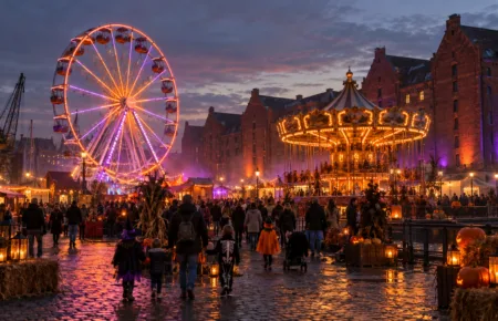 Halloweenowe wesołe miasteczko na Tour & Taxis w Brukseli do 8 listopada – codziennie od godz. 14.00, dla dzieci od 3 do 10 lat Halloween Mystery House za 6 euro